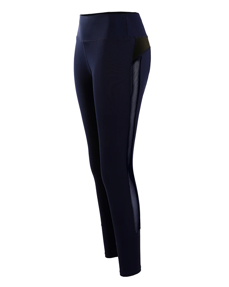 Sheer Mesh High Waist Tummy Control Butt Lift Elasticity Sporty Leggings Causal Active Pants - Image 10